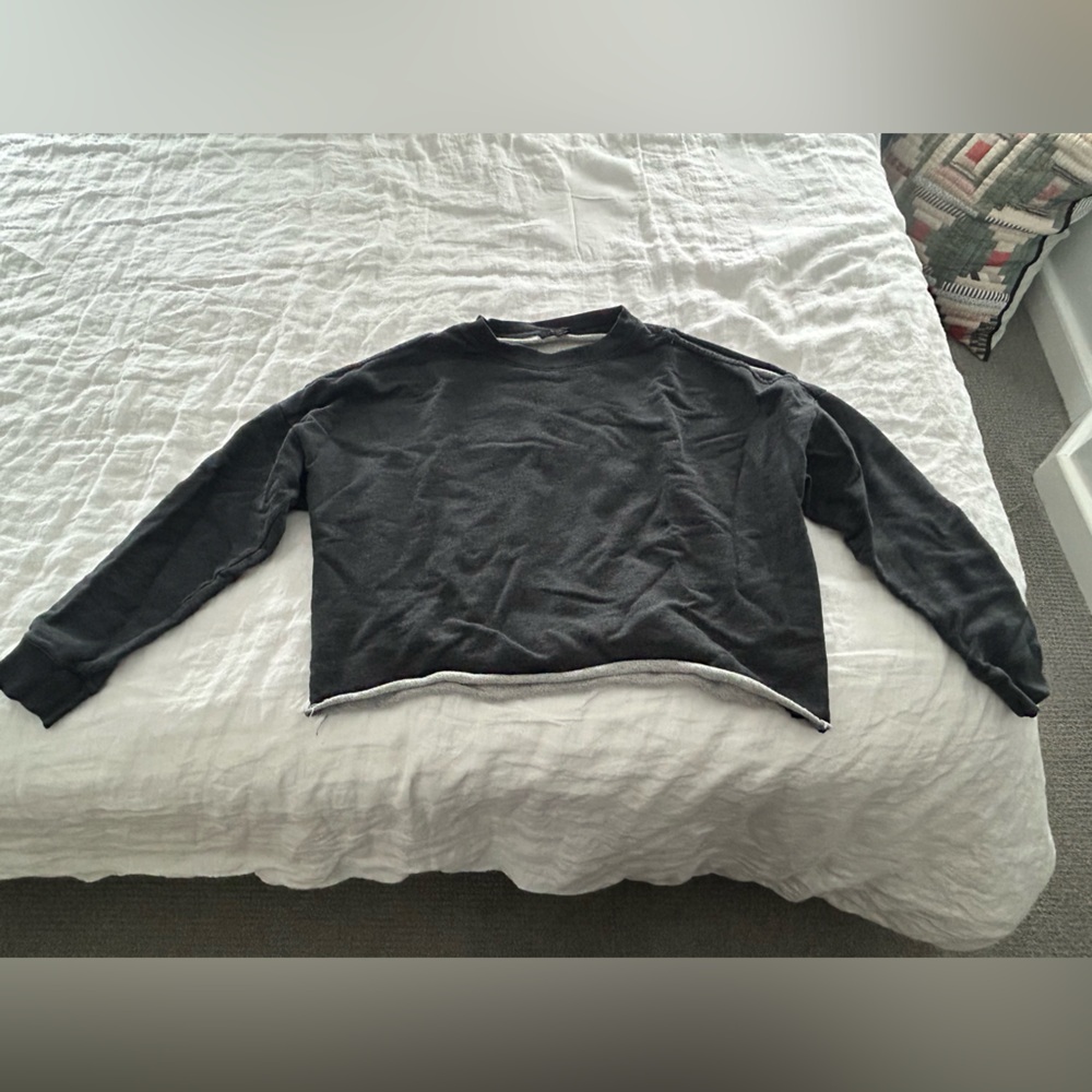 All Saints Charcoal Long Sleeve Shirt